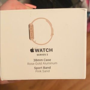 Rose Gold Series 2 Apple Watch. 38 mm